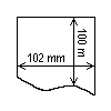 Diagram showing the layout of Zebra 800440-314 Labels.