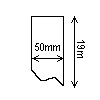 Diagram showing the layout of Zebra 3003061 Labels.