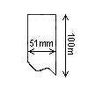 Diagram showing the layout of Zebra 800420-314 Labels.