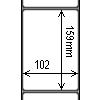 Diagram showing the layout of Zebra 3010066-T Labels.