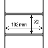 Diagram showing the layout of Decision DT10252-8P Labels.