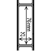 Diagram showing the layout of Zebra 3007207 Labels.