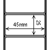 Diagram showing the layout of SATO P53010008140 Labels.