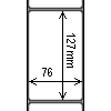 Diagram showing the layout of Zebra 880018-127 Labels.