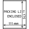 Diagram showing the layout of Zebra 10006703 Labels.