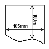 Diagram showing the layout of Zebra 3015728 Labels.