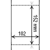 Diagram showing the layout of Honeywell Intermec I20682 Labels.