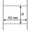 Diagram showing the layout of Zebra 800999-020 Labels.